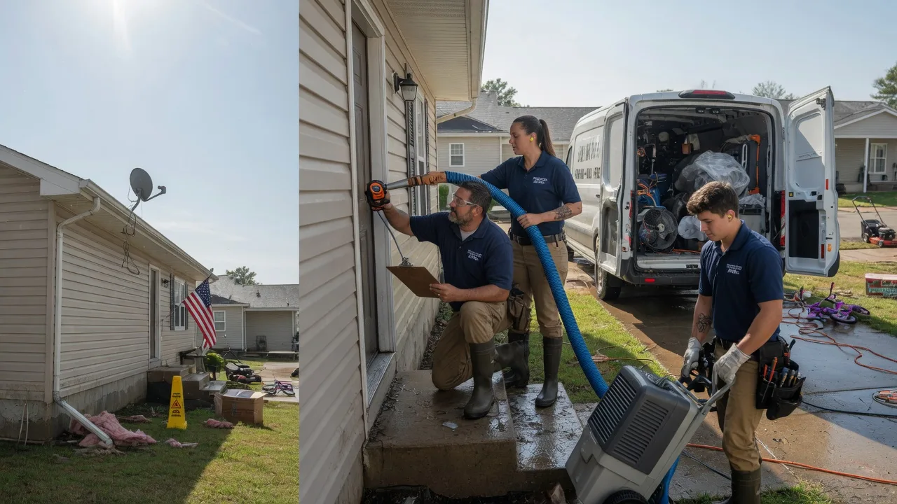 Ceiling Water Damage Restoration in Blairstown, IA near me
